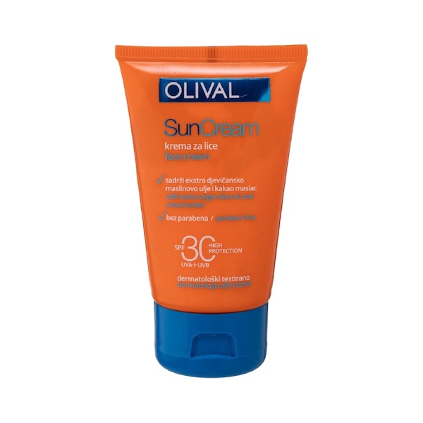 Olival Sun Cream krema za lice SPF 30 50 ml Fiumed I Zdravstvena ustanova